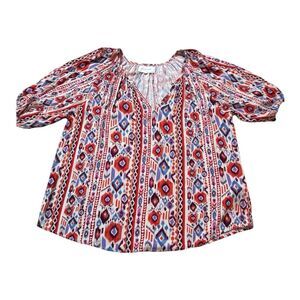 Dear John Jeans Top - EMRIE GATHERED‎ NECKLINE DETAIL TOP SANTA FE Size Medium